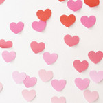 Example of use - Heart small sticky notes memo notepad for planner