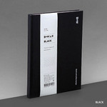 Black - Ardium B+W kraft hardcover lined notebook