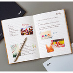 Example of use - B+W kraft hardcover lined notebook