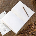 Ruled notebook - Ardium B+W kraft hardcover lined notebook