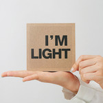 I'm Light small plain notebook