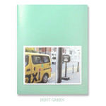 Mint green - 2young Pastel 4X6 slip in 160 pockets photo album Mint green - 2young Pastel 4X6 slip in 160 pockets photo album