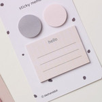 Chocochip - Dots and angle memo notes sticky notepad