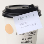Example of use - Dots and angle memo notes sticky notepad