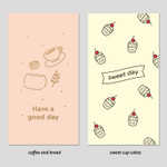 Option - Foil accent message card with envelope