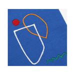 Dailylike Embroidery rectangle fabric zipper pouch - Drawing 1