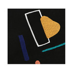 Dailylike Embroidery rectangle fabric zipper pouch - Drawing 2