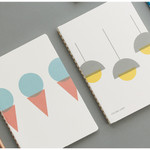 designlab kki Combination spiral large lined blank notebook