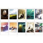 Indigo illust mini postcard kim ji-hyuck edition 40 sheets