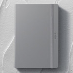 designlab kki Creative gray PU cover grid notebook