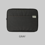 Gray - A low hill basic pocket 13" laptop pouch case ver5 