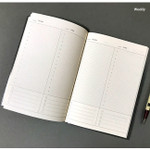 Weekly - Record 3 months dateless weekly diary