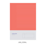 Lined - O-CHECK Spring come medium school notebook 