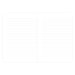 Simple B A5 lined soft cover notebook