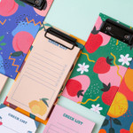 Ardium Fruit pattern notepad clipboard file folder