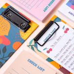 Example of use - Ardium Fruit pattern notepad clipboard file folder