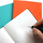 Example of use - Fenice Premium business PU cover medium dotted notebook