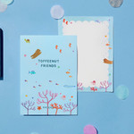 Example of use - Monopoly Toffeenut sweet and warm illustration letter memo notepad