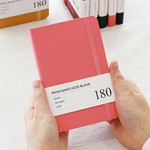 Indigo Prism 180 pages small blank notebook with elastic band