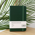 Indigo Prism 180 pages small blank notebook with elastic band
