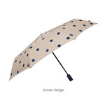 Brown beige - Monopoly Line friends hanging automatic 3 fold umbrella