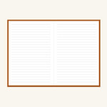 Lined paper - Indigo Classic Story 272 Pages Hardcover Lined Notebook