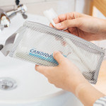 Example of use - Livework A low hill handle mesh travel zipper pouch