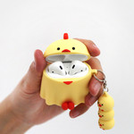 Detail of ROMANE Peep Peep AirPods case silicon cover with keyring