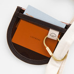 Example of use - Livework Coi clear PVC snap button card case wallet