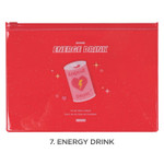 Energy drink - For me party medium clear zip lock pouch