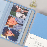 Example of use - Indigo Daily slip in 84 pockets name card album