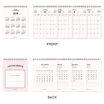 Composition - ICONIC 2020 Simple desk scheduler calendar