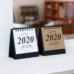 Wanna This 2020 Classic small spiral bound desk calendar