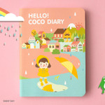 Rainy day - Ardium 2020 Hello coco dated weekly diary planner
