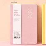 Light pink - Ardium 2020 Basic dated weekly diary planner