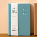 Green ocean - Ardium 2020 Basic dated weekly diary planner
