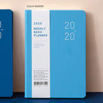 Aqua marine - Ardium 2020 Basic dated weekly diary planner