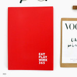 Red - Romane 2020 Workaholic 365 dated weekly diary planner