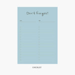 Don'y forget - Gyou Component B6 memo writing notepad
