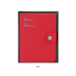 Red - Monopoly 2020 Smiley dated daily diary with tray