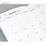 Monthly plan - Chachap 2020 Note dated monthly planner scheduler