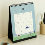 Dailylike 2020 Cute illustration standing desk calendar