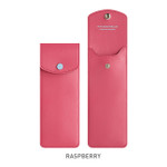 Raspberry - Monopoly Snap button pen case with elastic band holder ver.3
