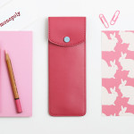 Usage example - Monopoly Snap button pen case with elastic band holder ver.3