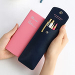 Usage example - Monopoly Snap button pen case with elastic band holder ver.3