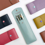 Monopoly Snap button pen case with elastic band holder ver.3