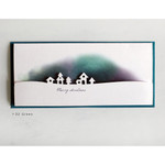 Green - DBD Aurora Christmas card with envelope