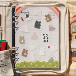Usage example - After The Rain Bear and rabbit paper sticker