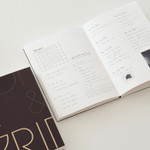 Eedendesign 2020 Moon and grid monthly dated diary planner