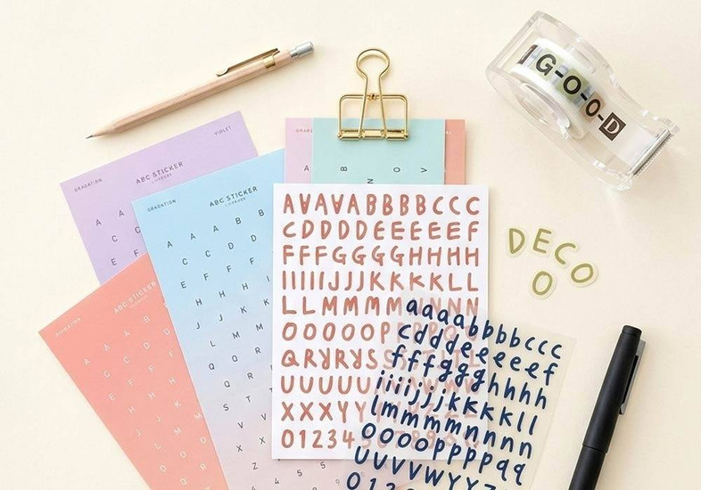 Romanticize Your Alphabet with 7 Essential Stickers